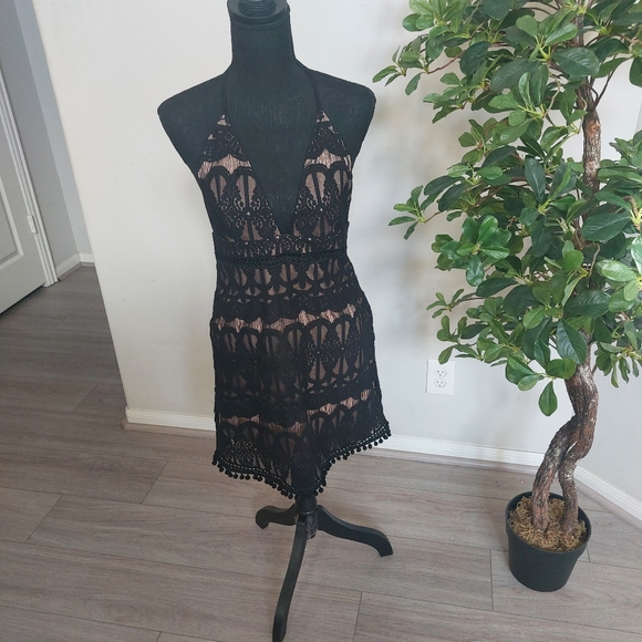 Forever 21 Formal Lace-Trim Dress Size Medium NWT - Picture 15 of 15